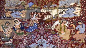 authentic silk hand made rugs